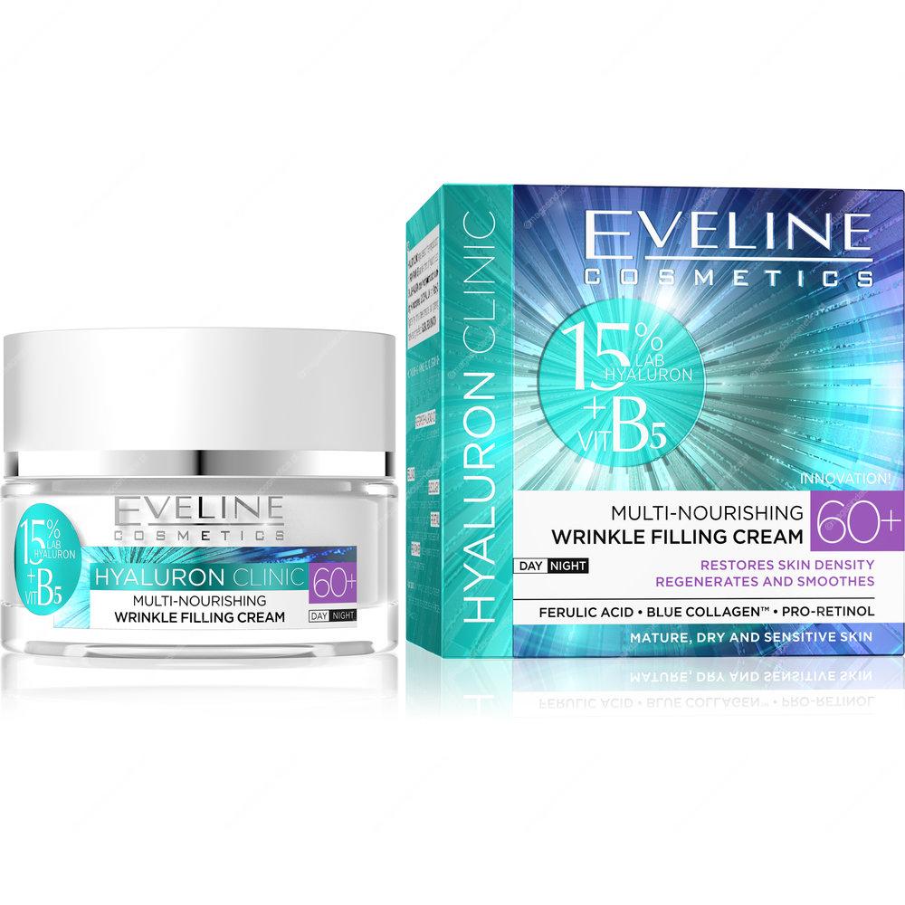 EVELINE - HIALURON CLINIC Day And Night Cream 60+ 50ml EVELINE - HIALURON CLINIC Day And Night Cream 60+ 50ml