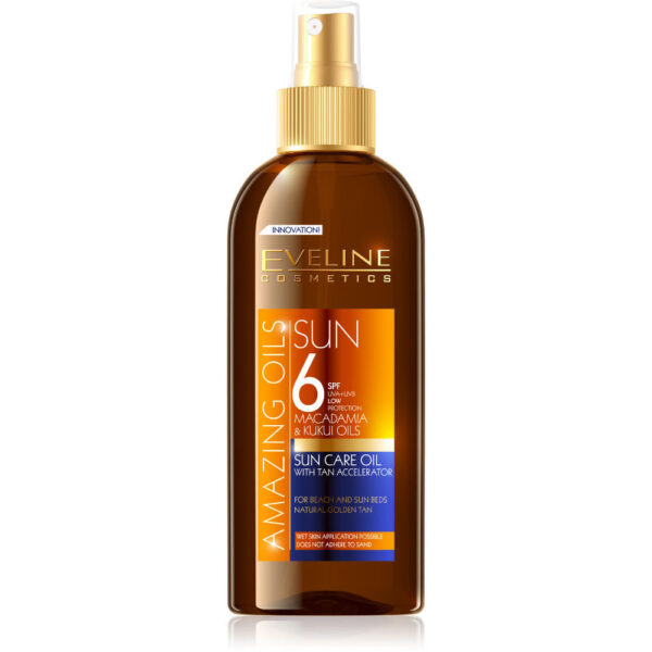 EVELINE - SOLARES Sun Care Oil With Tan Accelerator FPS6 150ml