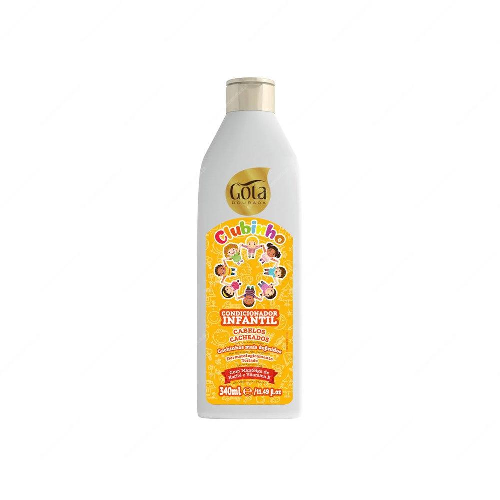 GOTA DOURADA - CLUBINHO CABELOS CACHEADOS Condicionador Infantil 340ml GOTA DOURADA - CLUBINHO CABELOS CACHEADOS Condicionador Infantil 340ml