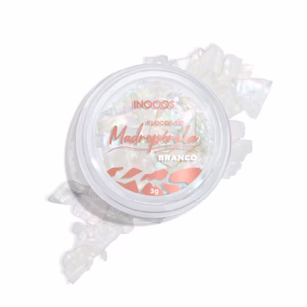 INOCOS - FLOCOS DE MADREPÉROLA - BRANCO 3G
