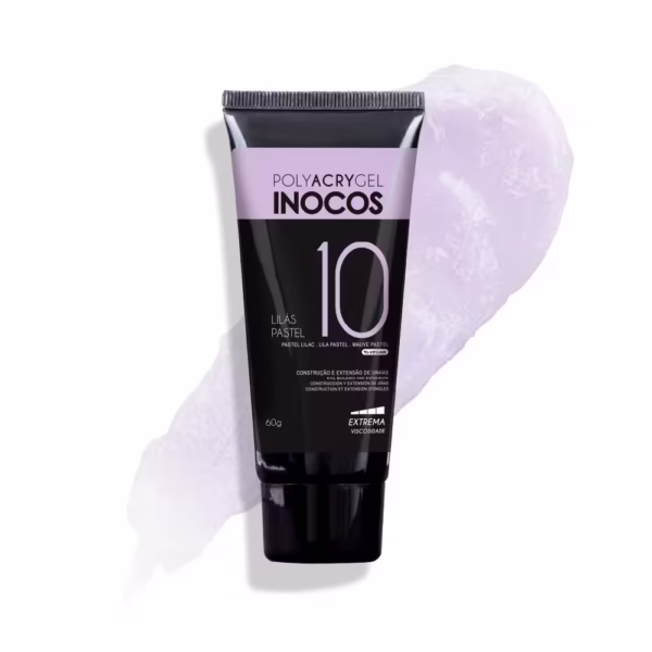 INOCOS - POLYACRYGEL BISNAGA 10 LILÁS PASTEL 60G