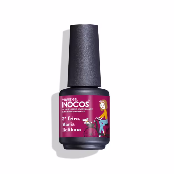 INOCOS - VERNIZ GEL 3FA MARIA REFILONA 15ML