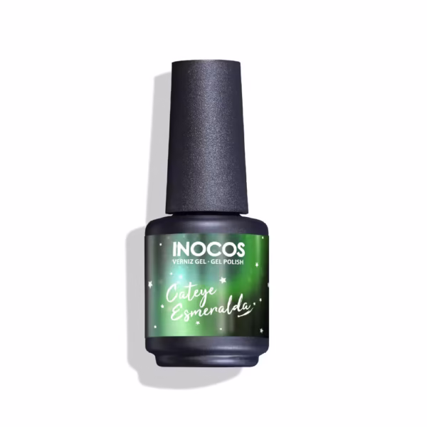 INOCOS - VERNIZ GEL CATEYE ESMERALDA 15ML