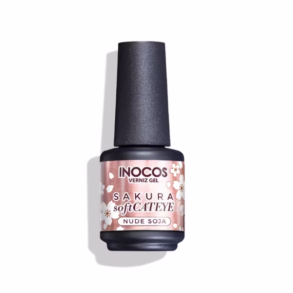 INOCOS - VERNIZ GEL SOFT CATEYE NUDE SOJA 15ML