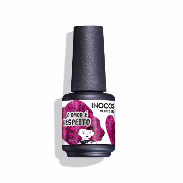 INOCOS - VERNIZ GEL O AMOR É RESPEITO 15ML