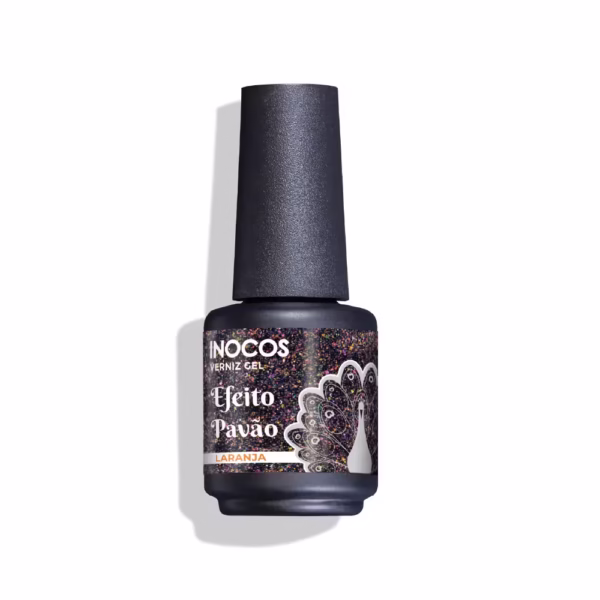 INOCOS - VERNIZ GEL PAVÃO LARANJA 15ML