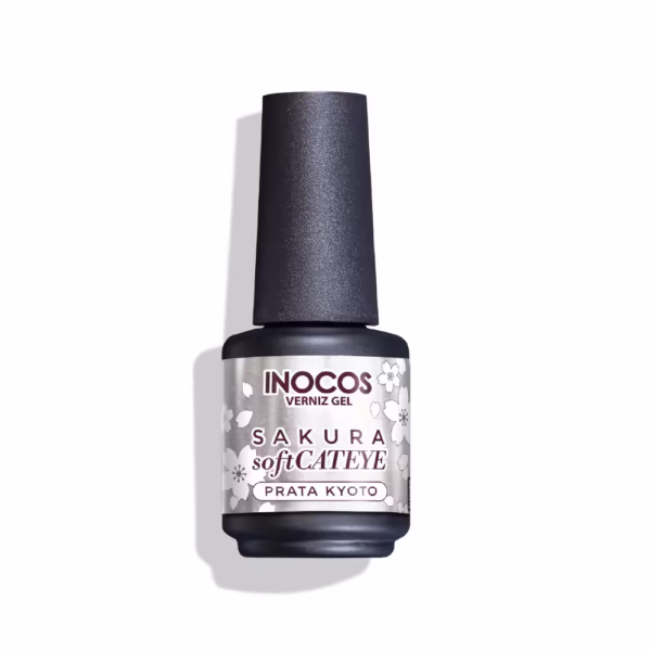 INOCOS - VERNIZ GEL SOFT CATEYE PRATA KYOTO 15ML
