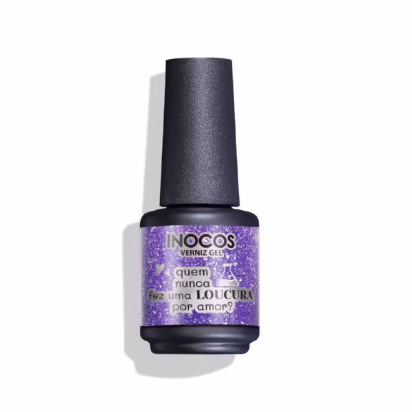 INOCOS - VERNIZ GEL QUEM NUNCA FEZ 1 LOUCURA POR AMOR 15ML