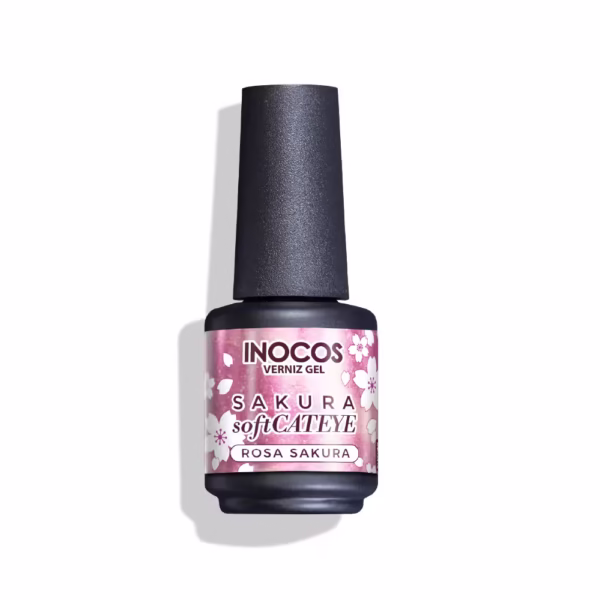 INOCOS - VERNIZ GEL SOFT CATEYE ROSA SAKURA 15ML