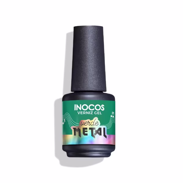 INOCOS - VERNIZ GEL FESTIVAL VERÃO VERDE METAL 15ML