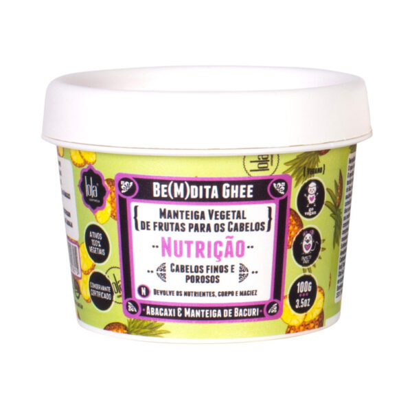 LOLA - BE(M)DITA GHEE NUTRIÇÃO ABACAXI E MANTEIGA DE BACURI Máscara 100gr