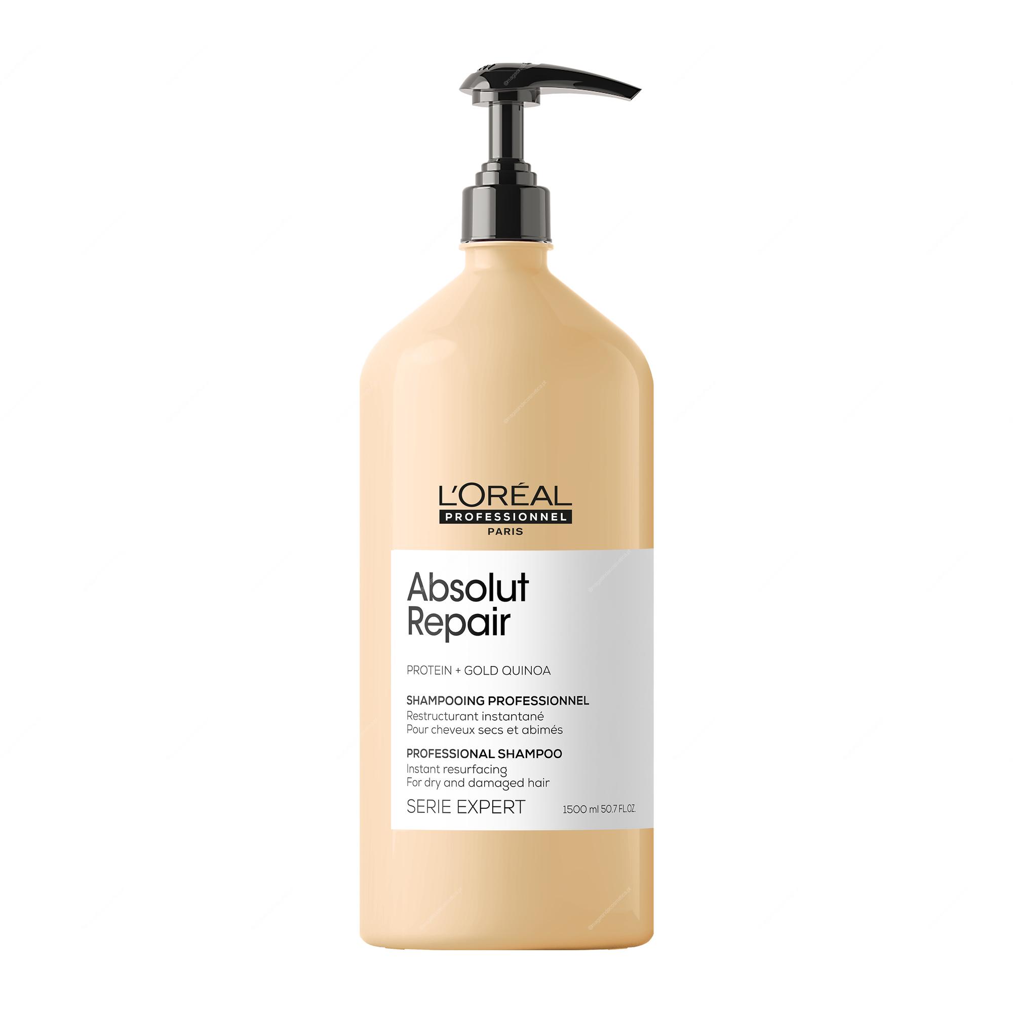 L'Oréal - Serie Expert Absolut Repair Gold Shampoo 1500ml L'Oréal - Serie Expert Absolut Repair Gold Shampoo 1500ml