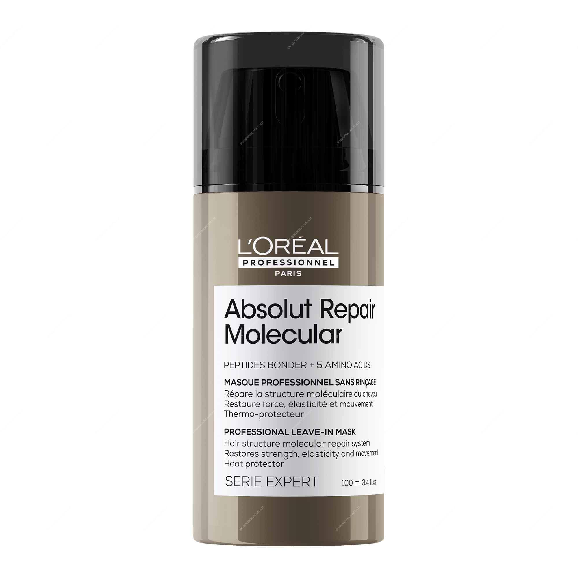L'Oréal - Serie Expert Absolut Repair Molecular Máscata Leave-In 100ml L'Oréal - Serie Expert Absolut Repair Molecular Máscata Leave-In 100ml