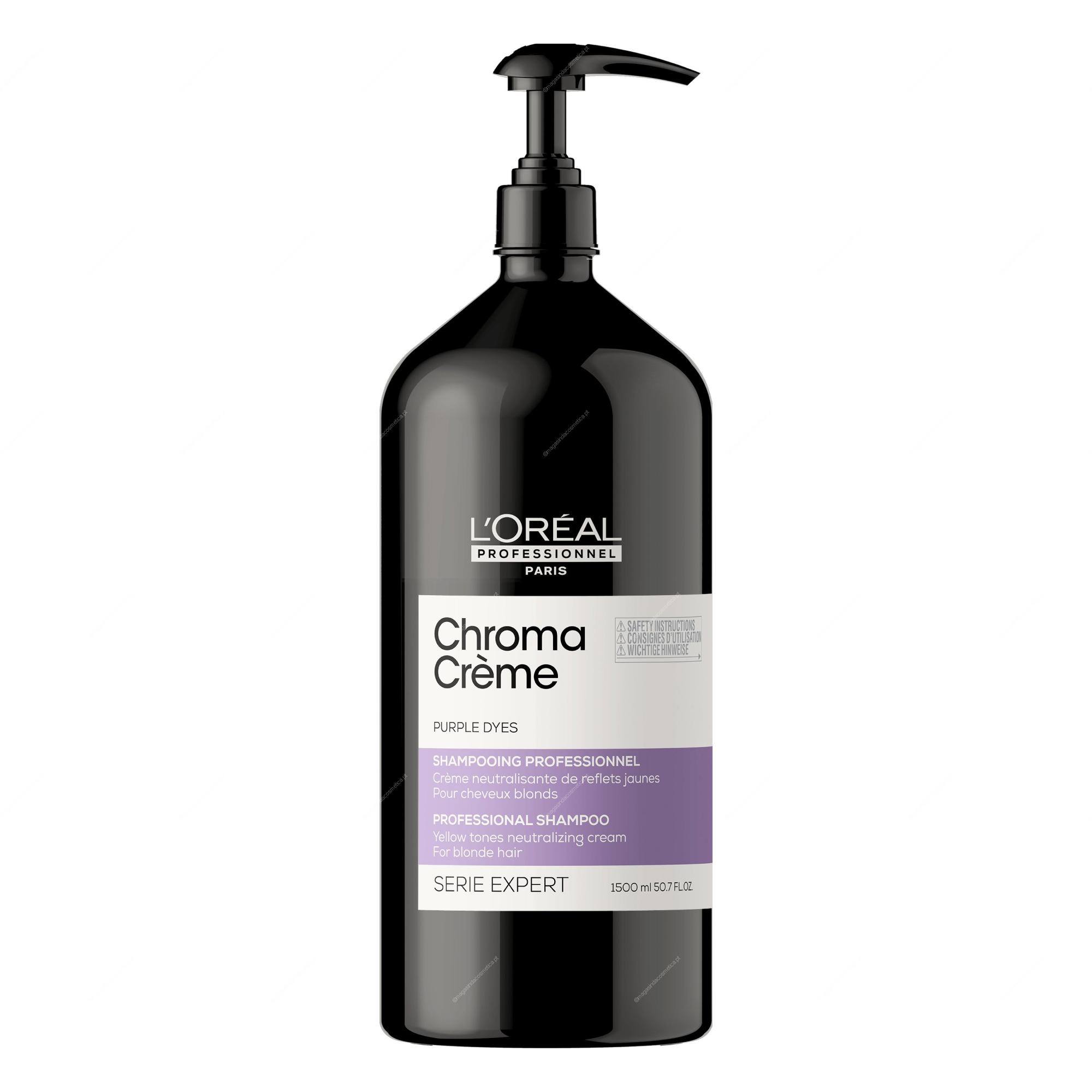 L'Oréal - Serie Expert Chroma Creme Shampoo Roxo 1500ml L'Oréal - Serie Expert Chroma Creme Shampoo Roxo 1500ml