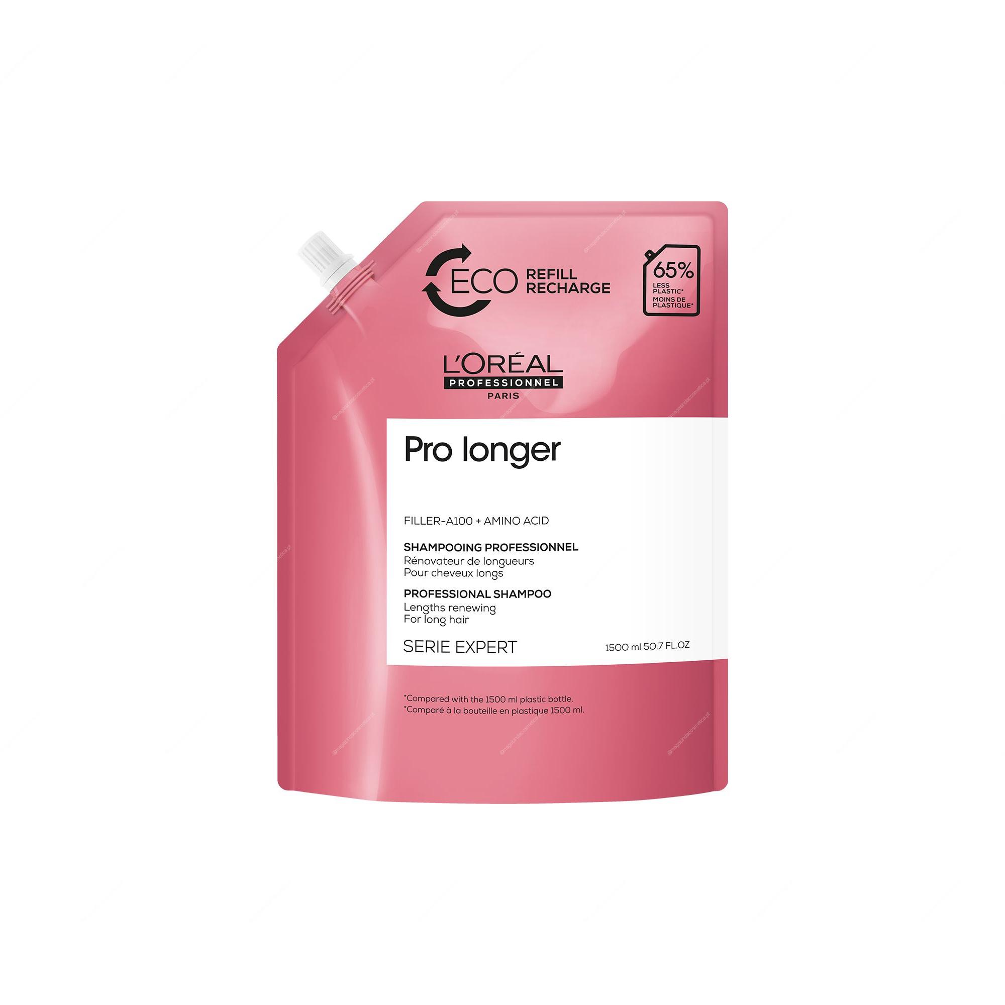 L'Oréal - Serie Expert Pro longer Shampoo Refill 1500ml L'Oréal - Serie Expert Pro longer Shampoo Refill 1500ml