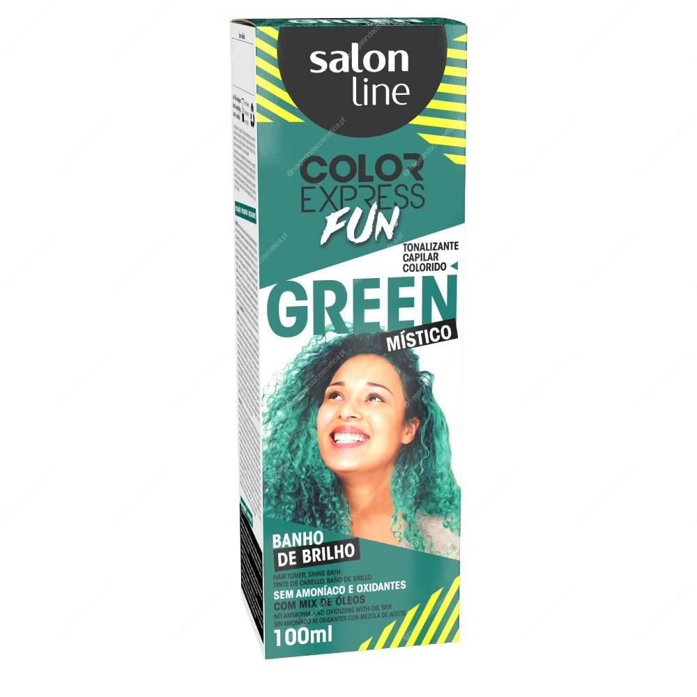 Salon Line - Color Express Fun Green Místico Tonalizante 100ml Salon Line - Color Express Fun Green Místico Tonalizante 100ml