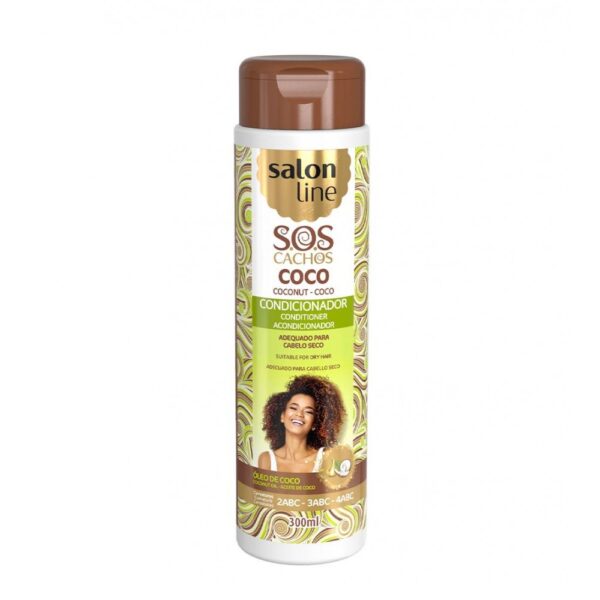 Salon Line - SOS Cachos Coco Tratamento Profundo Condicionador 300ml