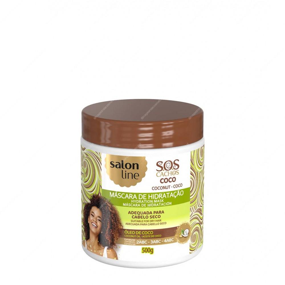 Salon Line - SOS Cachos Coco Tratamento Profundo Máscara 500gr Salon Line - SOS Cachos Coco Tratamento Profundo Máscara 500gr