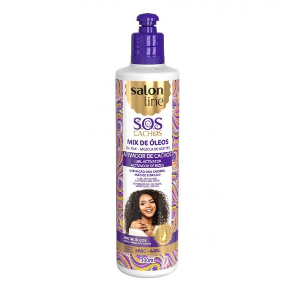 Salon Line - SOS Cachos Mix de Óleos Ativador de Cachos 300ml