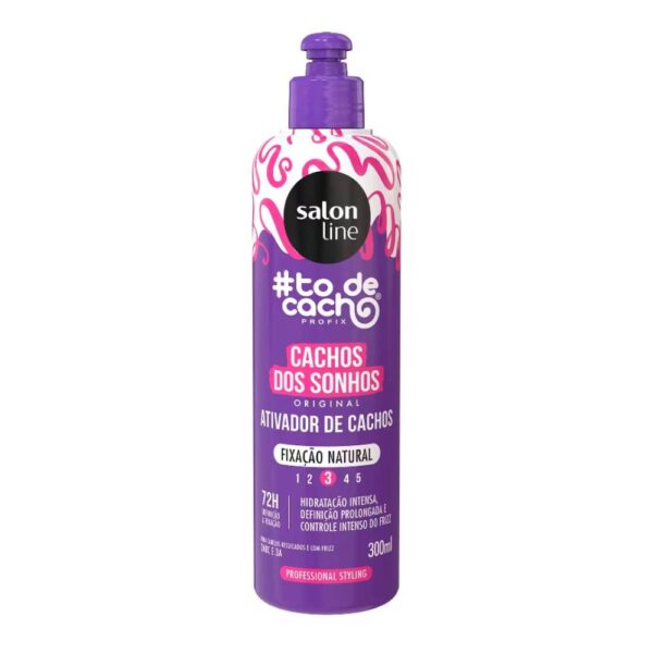 Salon Line - #ToDeCacho Finalizador Cachos Dos Sonhos Ativador de Cachos 300ml