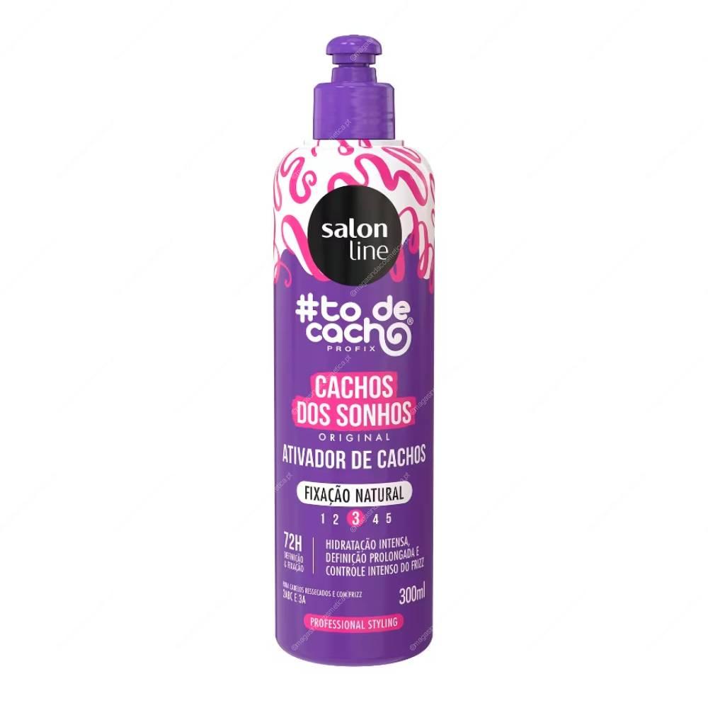 Salon Line - #ToDeCacho Finalizador Cachos Dos Sonhos Ativador de Cachos 300ml Salon Line - #ToDeCacho Finalizador Cachos Dos Sonhos Ativador de Cachos 300ml