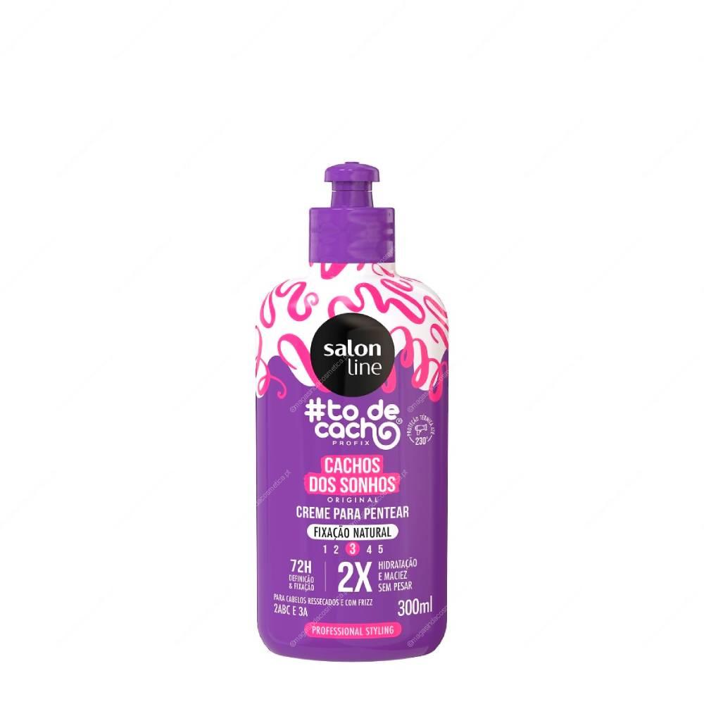 Salon Line - #ToDeCacho Finalizador Cachos Dos Sonhos Creme Pentear 300ml Salon Line - #ToDeCacho Finalizador Cachos Dos Sonhos Creme Pentear 300ml