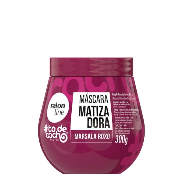 Salon Line - #ToDeCacho Matizadora Marsala Roxo Máscara 300g